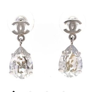 Chanel CC dangle earrings
